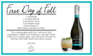 Prosecco_First Day of Fall
